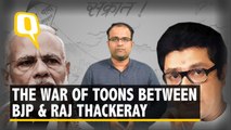 War of Cartoons Between BJP & Thackeray in Maharashtra