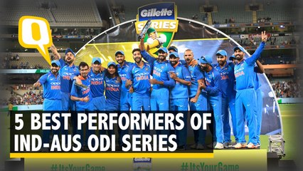 Who Were The Best Indian Performers in the IND-AUS ODI Series?