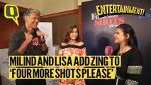 MIlind Soman and  Lisa Ray Add Fizz to 'Four More Shots Please'