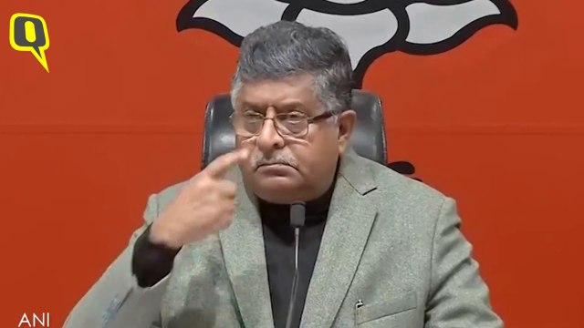 Ravi shankar Prasad slams Congress over EVM row