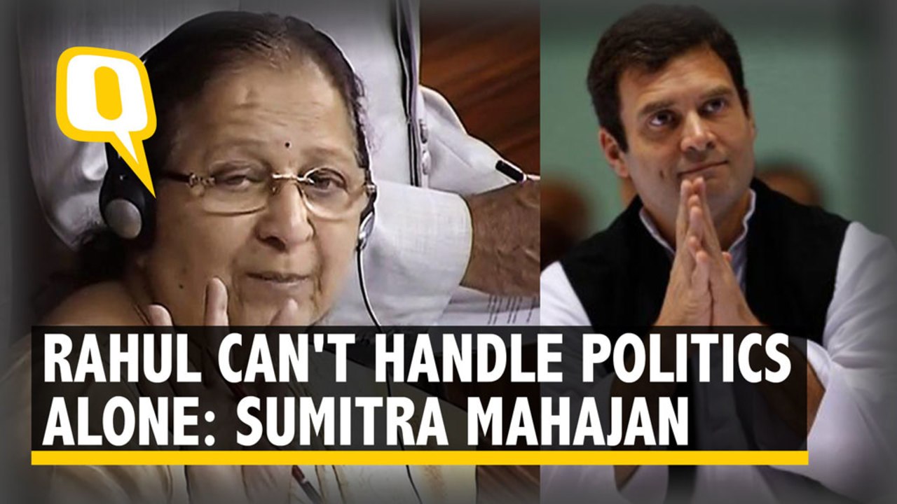 Opposition Slams Sumitra Mahajan’s ‘Political’ Remark on Rahul-Priyanka