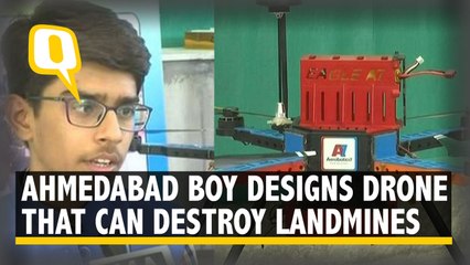 16-Year-Old Designs Drone To Detect & Destroy Landmines