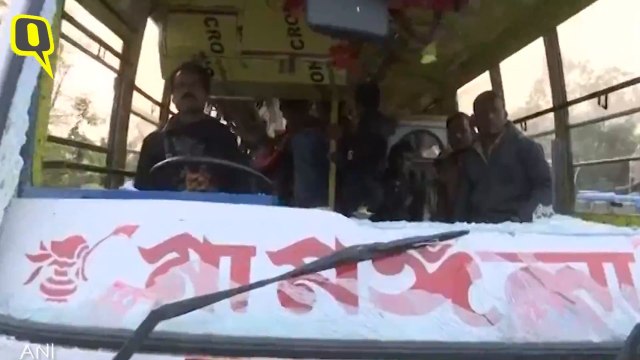 Vehicles Vandalised Near Amit Shah’s Rally Venue, BJP Blames TMC