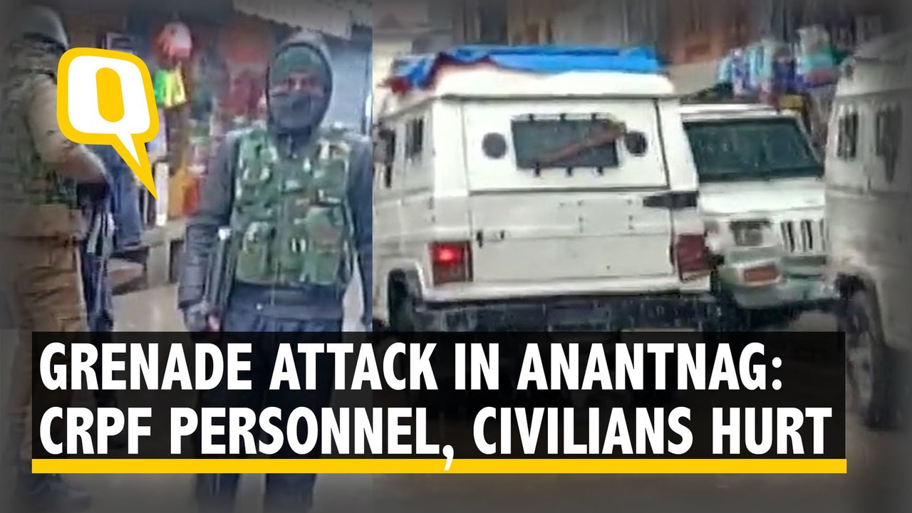 Grenade Attack in Anantnag: Civilians, CRPF Personnel Injured