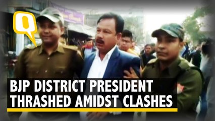 BJP District President Beaten Up in Assam