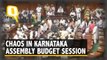 Karnataka Budget: BJP Creates Ruckus; No Sign of Missing MLAs