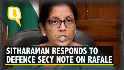 Manohar Parrikar Said, “Remain Calm" on MoD’s Rafale Note: Sitharaman