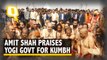 Amit Shah Takes Dip at Kumbh