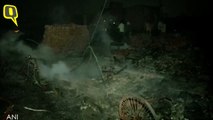 Fire Breaks Out in 250 Huts at Pashchimpuri Area of New Delhi