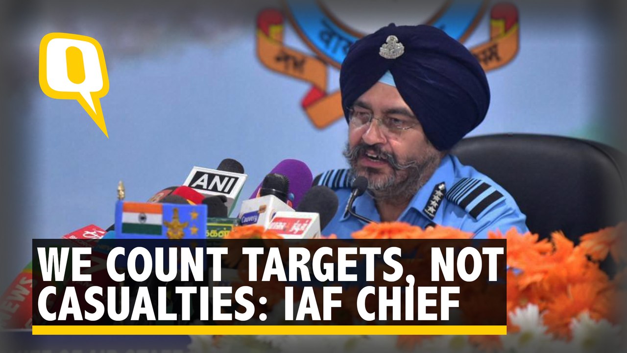 IAF Doesn’t Calculate Casualties: Air Chief Marshal on Balakot