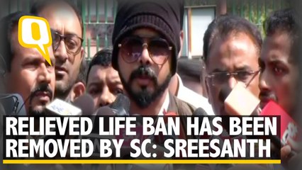 Sreesanth Speaks After SC Sets Aside BCCI's Life Ban on Him