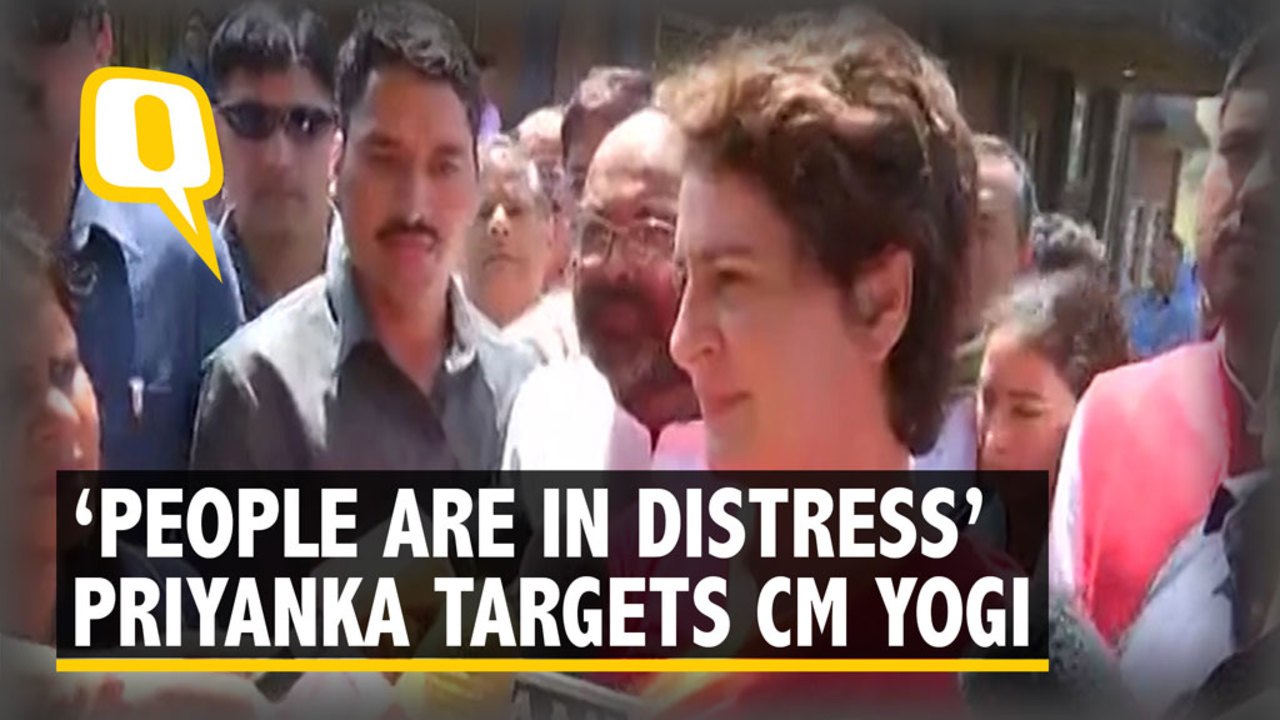 People Are In Distress: Priyanka Gandhi Attacks Yogi in Bhadohi