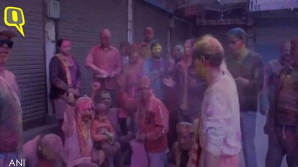 India Smeared With Colours on The Occassion of Holi