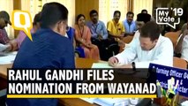 Rahul Files Nomination From Wayanad, Priyanka Accompanies Him