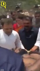 Priyanka Gandhi Helps Injured Journalist at Wayanad Roadshow