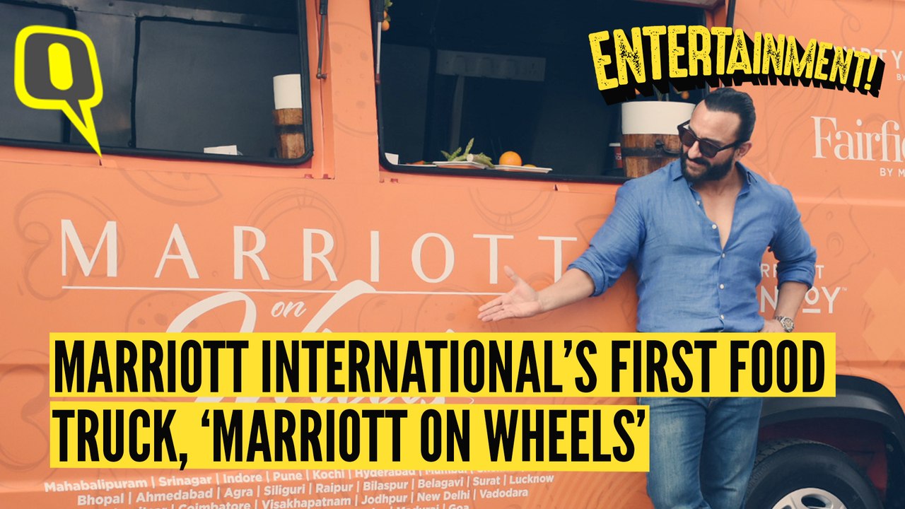 SAIF ALI KHAN ATTENDS LAUNCH OF MARRIOT ON WHEELS