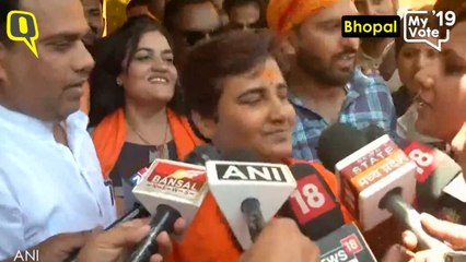 BJP's Pragya Thakur leading in Bhopal in early trends