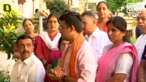 BJP Leader Tejasvi Surya Casts His Vote From Bengaluru