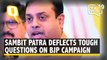 BJP Silent on DeMo & Smart Cities, Sambit Patra Deflects Questions