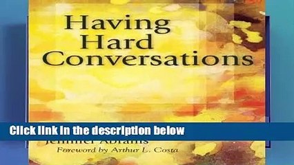 [Doc] Having Hard Conversations