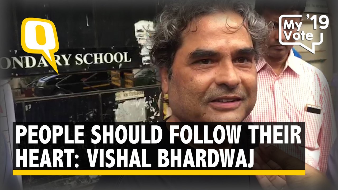 Follow Your Heart: Vishal Bhardwaj to First Time Voters in Mumbai