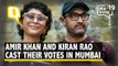 Actor Amir Khan Casts His Vote