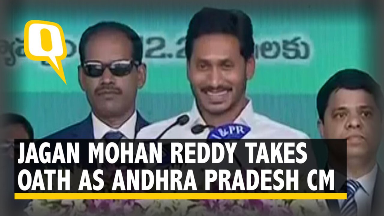Jaganmohan Reddy Sworn In as Andhra Pradesh Chief Minister