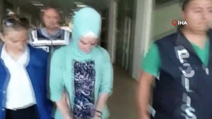 Kendine hamile süsü veren kadının üzerinden uyuşturucu çıktı
