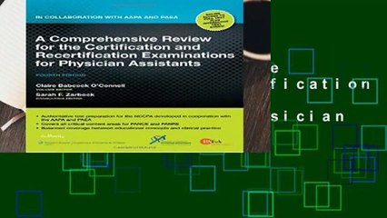 [Doc] A Comprehensive Review for the Certification and Recertification Examinations for Physician