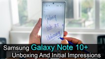 Samsung Galaxy Note 10  Unboxing, First Impressions, Price, Specifications and Features