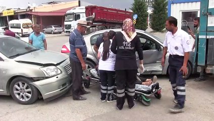Trafik kazası güvenlik kamerasında - KAHRAMANMARAŞ