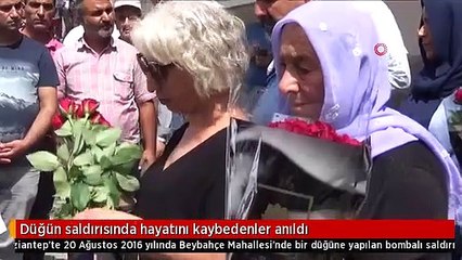 Düğün saldırısında hayatını kaybedenler anıldı