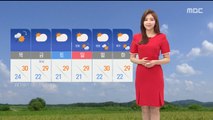 [날씨] 충청·남부 오락가락 비…모레 남부 집중호우