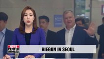 Washington's nuclear envoy Stephen Biegun arrives in Seoul for talks with S. Korea