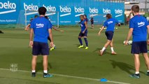 El Barça prepara sin Dembelé el debut en el Camp Nou