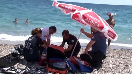 Denize girer girmez boğuldu