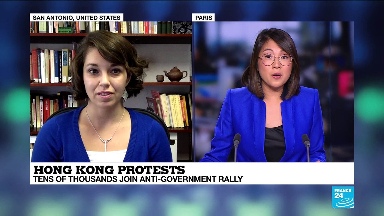 Hong Kong Protests : tens of thousands join anti-government rally