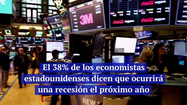 El 38% de los economistas estadounidenses dicen que ocurrirá una recesión el próximo año