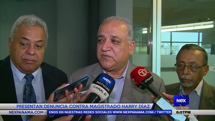 Presentan denuncia contra magistrado Harry Díaz - Nex Noticias