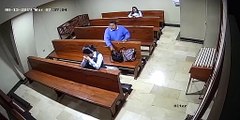 Homem rouba mulher em igreja e sai a fazer o sinal da cruz