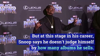 Snoop Dogg Says He Doesn't Care About Record Sales