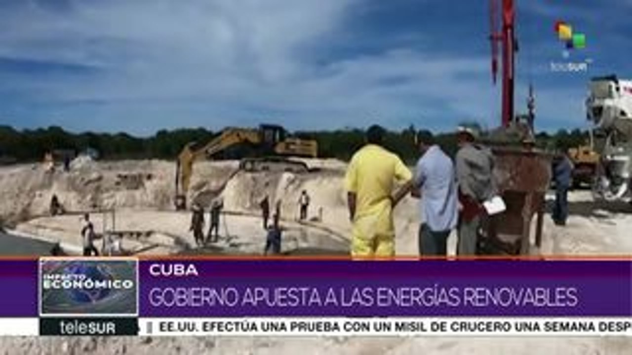 Gobierno cubano apuesta por las energías renovables