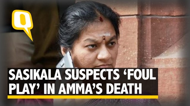The Quint: Sasikala Pushpa Suspects ‘Foul Play’ in Jayalalithaa’s Death