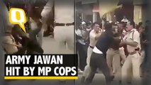 Caught on Camera: Army Jawan Thrashed by MP Cop