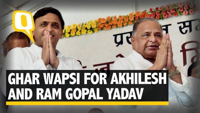 The Quint: Yadavs Resort to Peace, Expulsion on Akhilesh Yadav Revoked