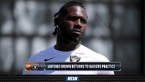 Antonio Brown (Finally) Returns To Raiders Practice