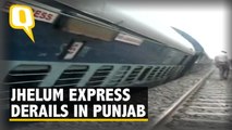 Three Injured as Jhelum Express Derails in Ludhiana