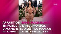 Kim Kardashian sans maquillage : son look au naturel fait le buzz