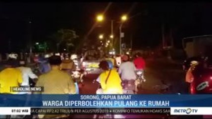 Kondisi Kota Sorong Kondusif, Warga Diperbolehkan Pulang