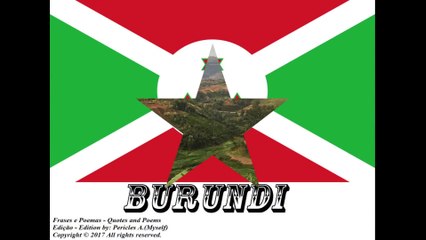 Bandeiras e fotos dos países do mundo: Burundi  [Frases e Poemas]